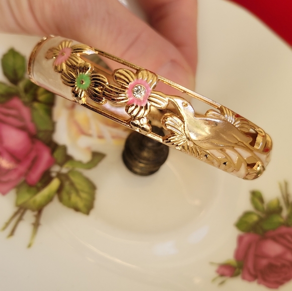 Enamel Clamper Bracelet - Picture 8 of 8